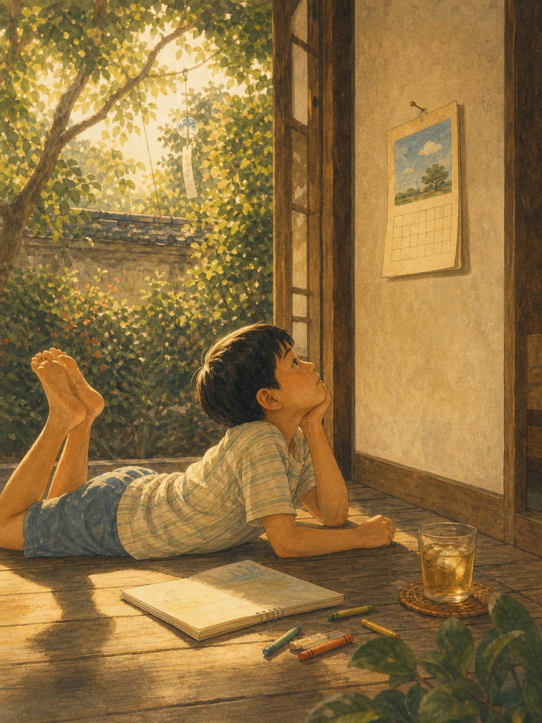 Vol.02 표지 — 여름 툇마루의 아이