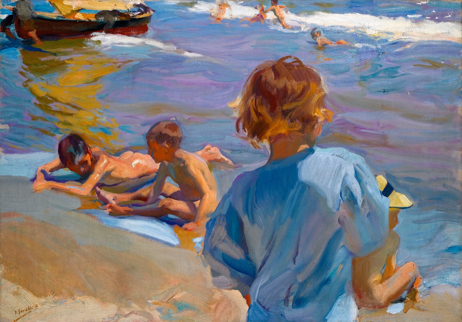 Joaquín Sorolla, Children on the Beach (Chicos en la playa), 1910